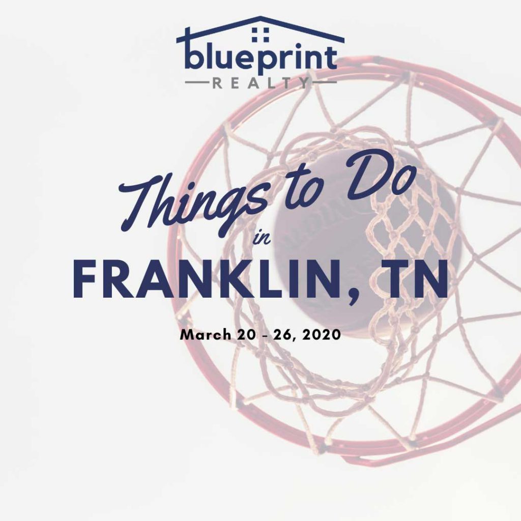 Things to Do in Franklin, TN 03-20-20 - 03-26-20